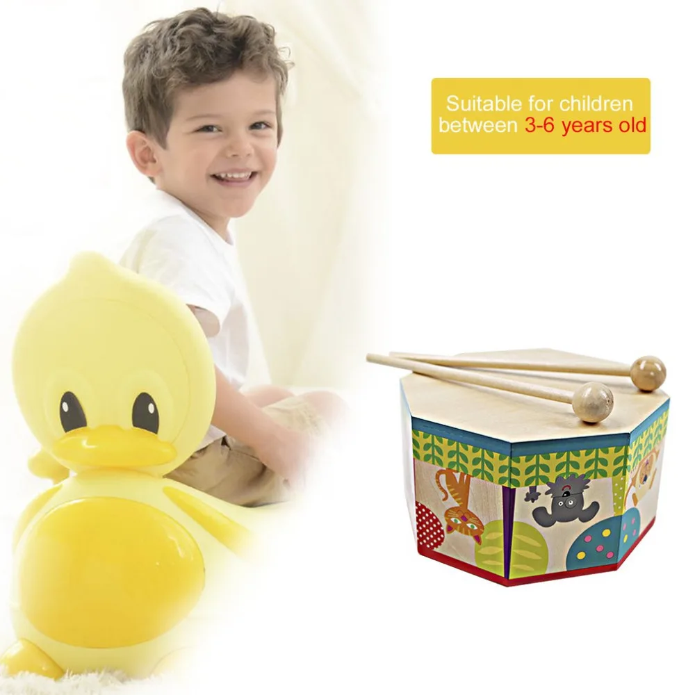 Orff World новые барабанные палочки детская деревянная перкуссия игрушка музыкальный инструмент Детский сад Школа домашний ручной барабан обучающие игрушки