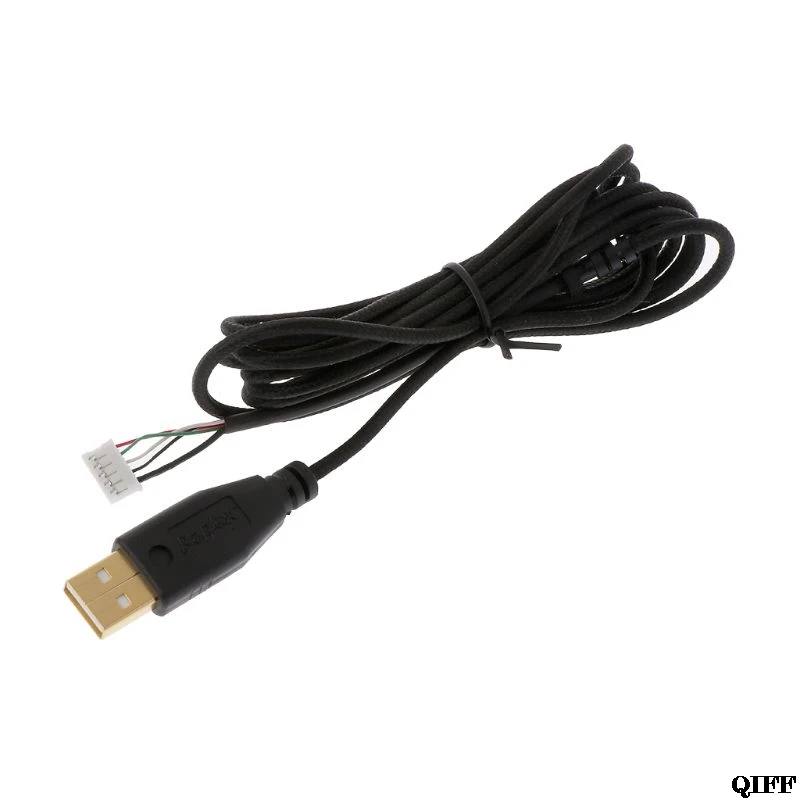 Прямая поставка и оптовая продажа Прочный USB кабель для мыши с позолоченной