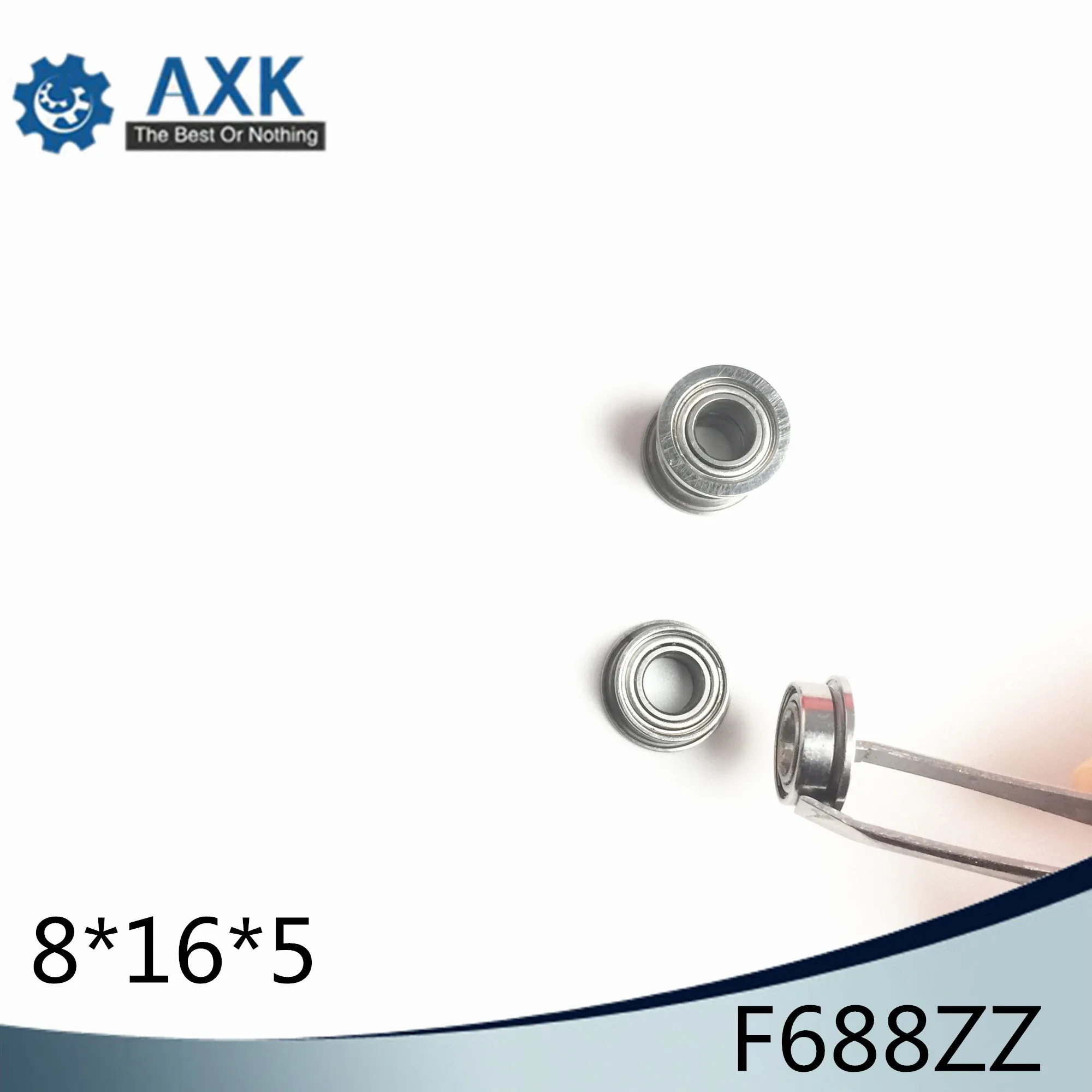 F688ZZ подшипник ABEC 5 (10 шт.) 8*16*5 мм фланцевый F688Z упорные шариковые подшипники F688 ZZ