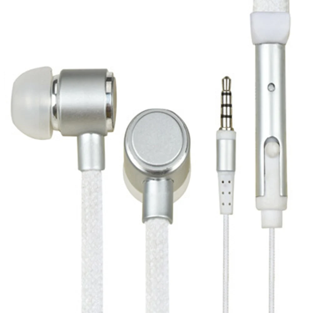Металлические наушники-вкладыши басовая гарнитура стерео спортивные наушники с