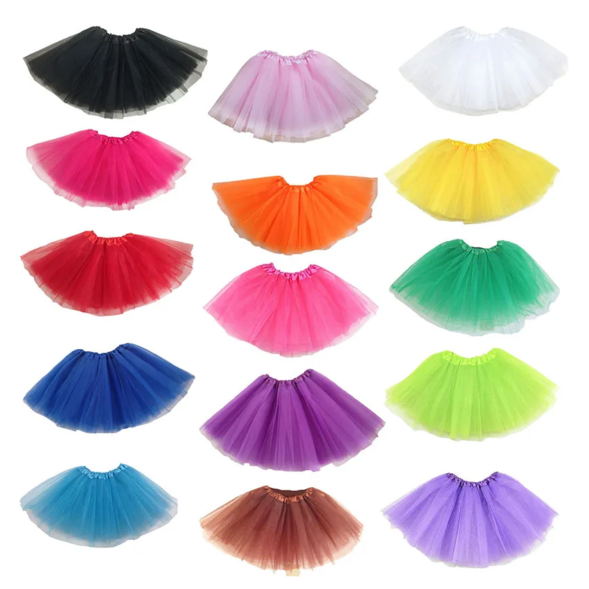 15 видов цветов Женская балетная юбка пачка феи вуаль Лебединое озеро костюм для