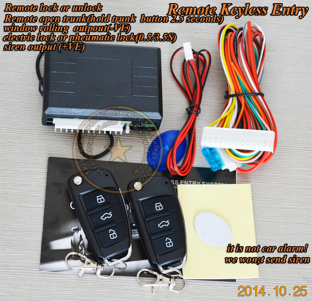 Русский продукт flip key дистанционного центральный замок автозапуск багажник