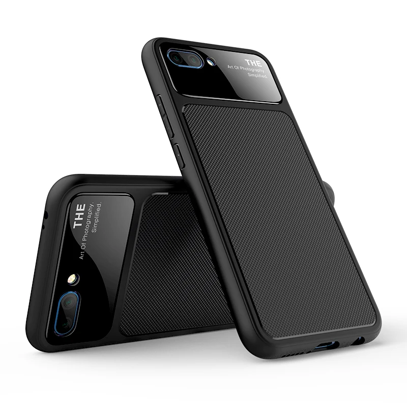 For Huawei Honor 10 Case Luxury Ultra Slim Tempered Glass Silicone Soft Phone Cover Shockproof Housing for Honor10 |