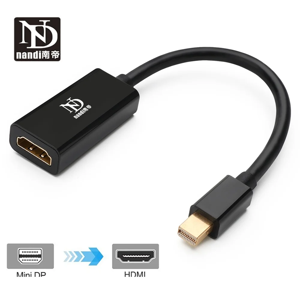 Mini Displayport mini адаптер dp к hdmi Thunderbolt кабель конвертер Папа мама для Macbook pro air hdtv pc|mini to