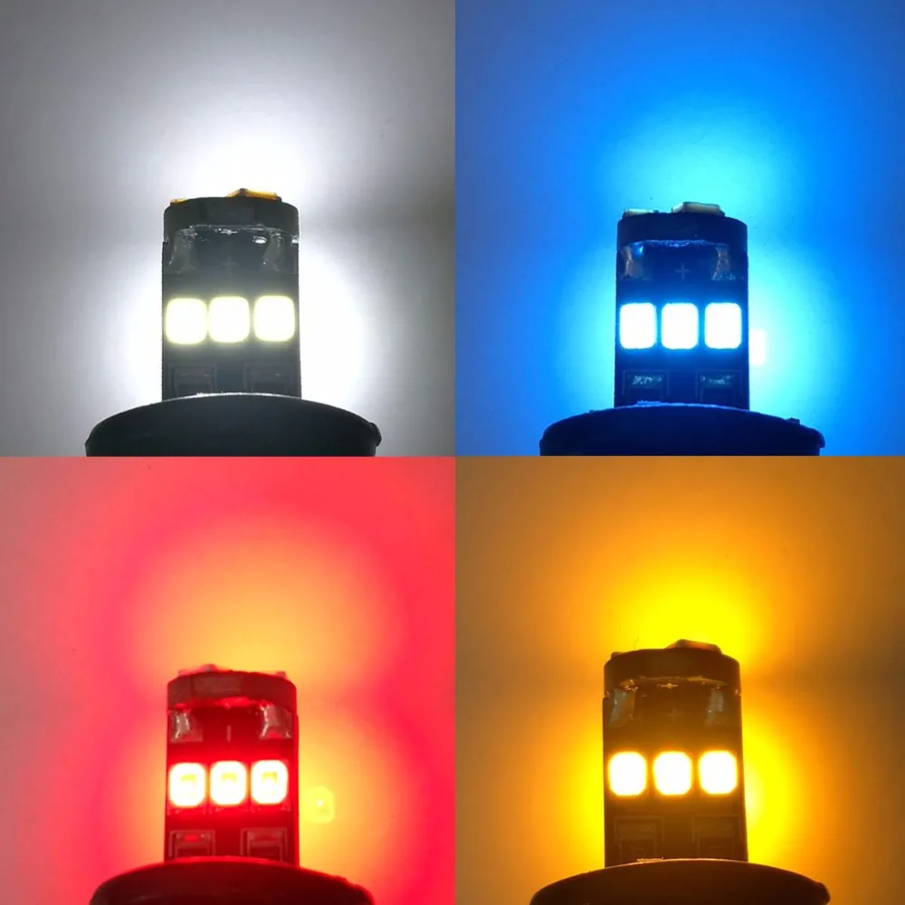 VANSSI 10x T10 W5W светодиодный 9-светодиодный 2835SMD высокой мощности 168 194 2825 светодиодный интерьер автомобиля, номерной знак, фонарь для багажника лампы, 1 год гарантии