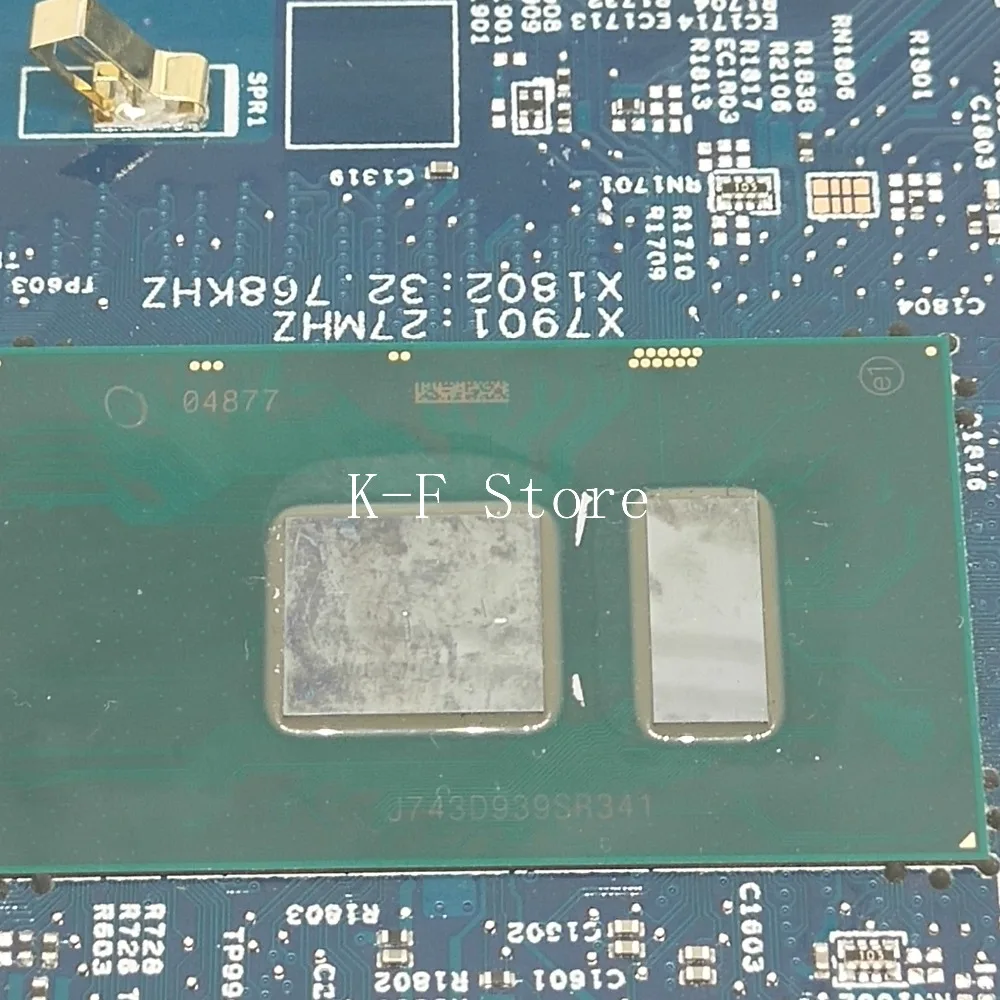16852-1 D5FVH для DELL Latitude 3480 3580 L3480 L3580 Материнская плата ноутбука i7-7500U SR341 CN-07YVGW 7YVGW 07YVGW
