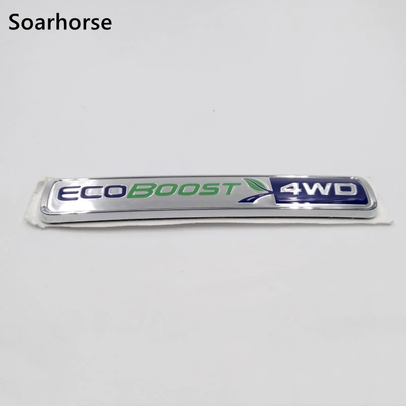 Для Ford Ecoboost 4WD задний багажник Задняя эмблема для Ford Explorer Escape Kuga Fusion Стикеры CJ5Z-9942528-D