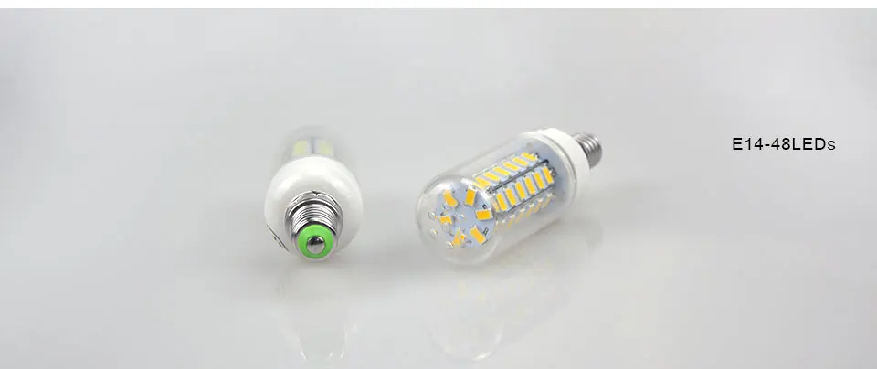 10 шт./упак. светодиодный кукурузная лампа SMD 5730 24-72 светодиодный s 220V Lamparas Светодиодная лампа для дома склад Освещение в помещении E27 E14 светодиодный потолочный светильник