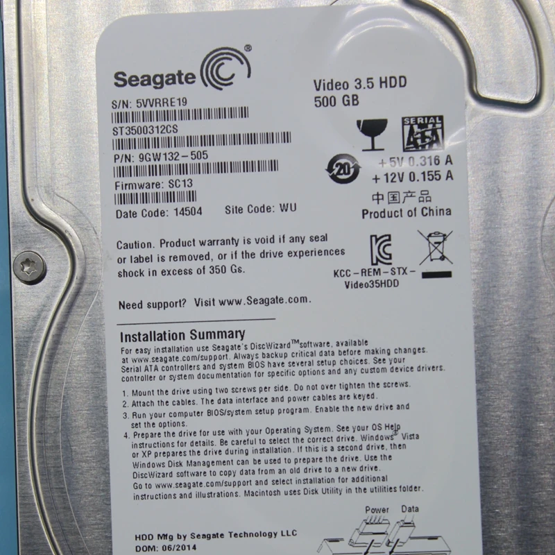 Бренд Seagate 500 GB Настольный ПК 3 5 &quotВнутренний механический жесткий диск SATA Gb/s 6Gb/s