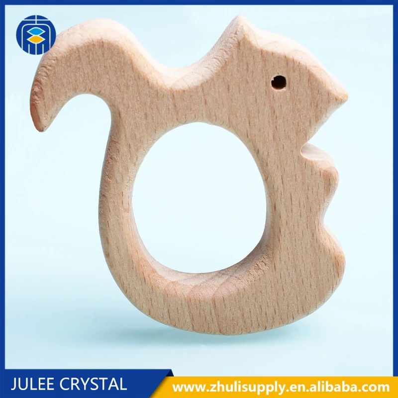 Бусины JuleeCrystal из натурального бука с животными Детские Подарочные бусины