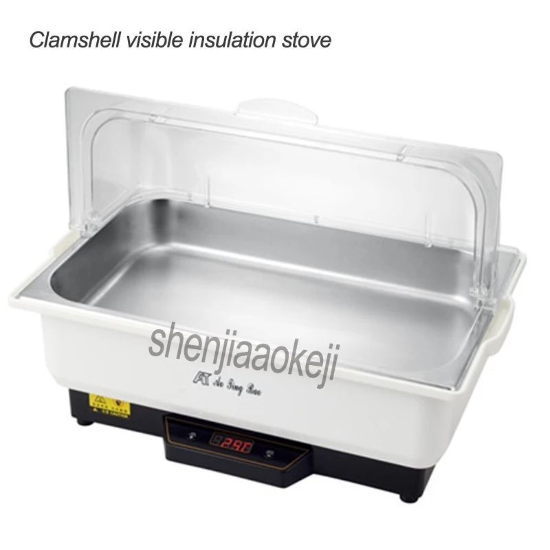 

Commercial stove Clamshell insulation stove Buffet stove Buffy furnace Square visible electric heating adjustable temperature