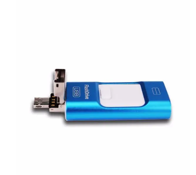 Новый 2017 i-flashdrive 3 в 1 USB флэш-накопитель 8 ГБ 16 32 64 Гб 128 OTG для iphone 7/7s/6/6s/plus Mirco otg ipad /