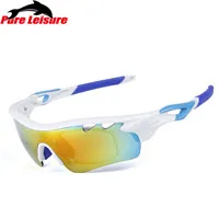 PureLeisure lunetes Polarisantes 1 комплект, 5 линз, на клипсах, солнцезащитные очки, поляризационные, подходят для защиты от солнца, Поляризованные, мужские, для рыбалки - Цвет: WBEBE
