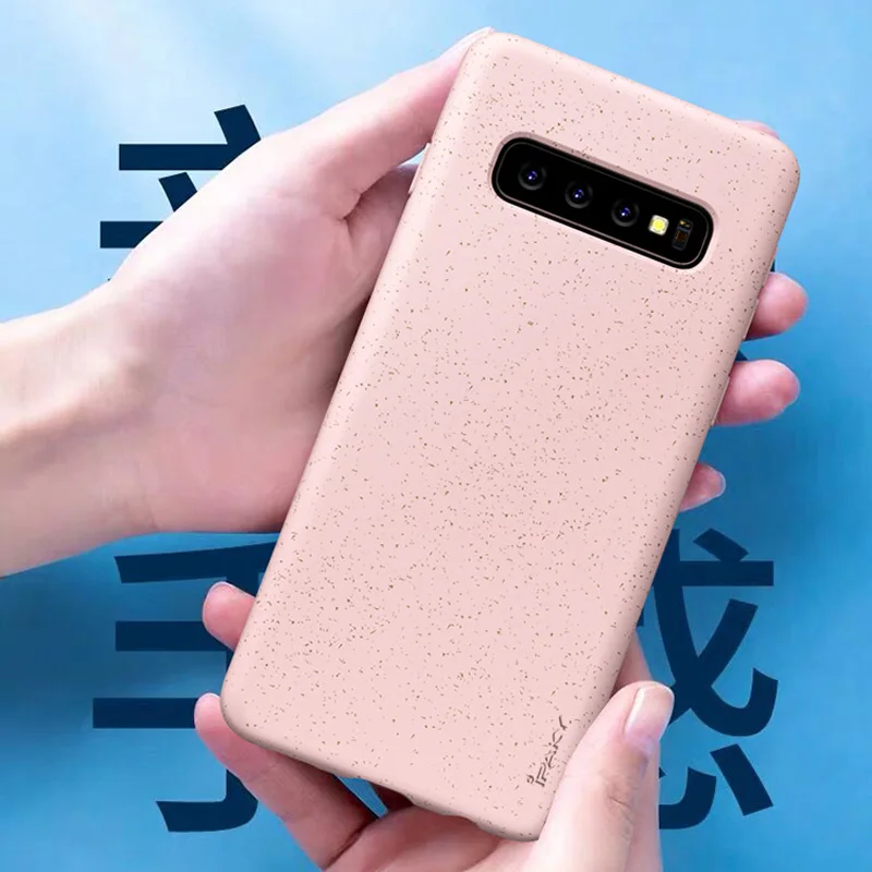 Оригинальный силиконовый Чехол IPAKY для Samsung Galaxy S10 Plus S10E красочные Матовые чехлы