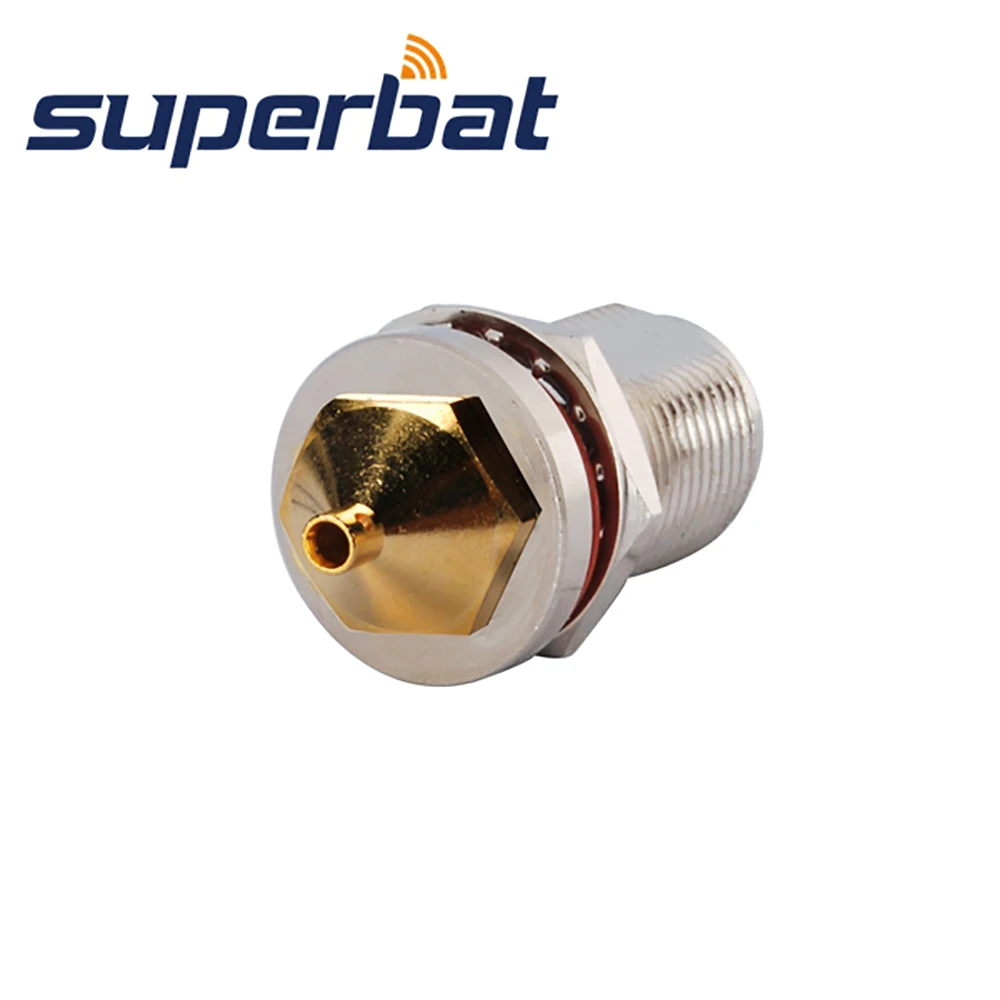 Superbat 10 шт. N паяльный разъем перегородка с уплотнительным кольцом RF коаксиальный