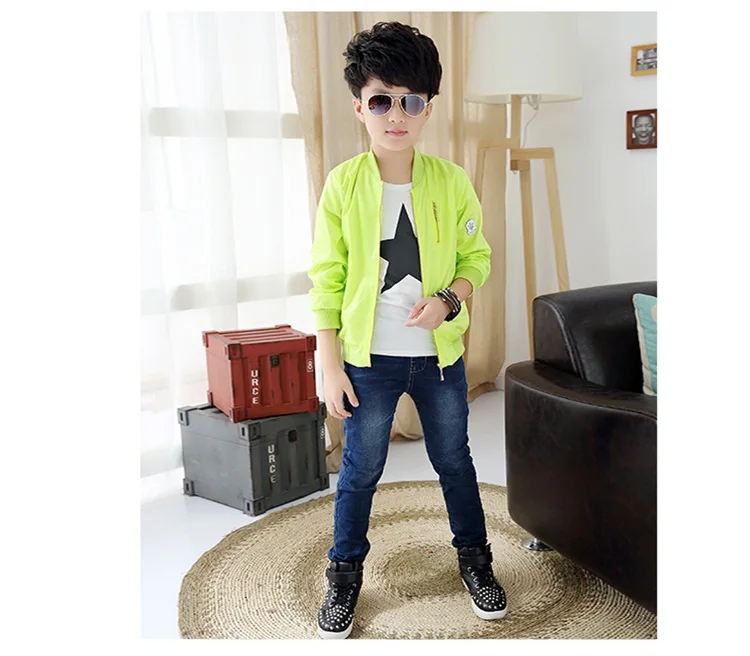 Куртка для мальчиков Новинка 2017 года детская одежда весенне осенние детские