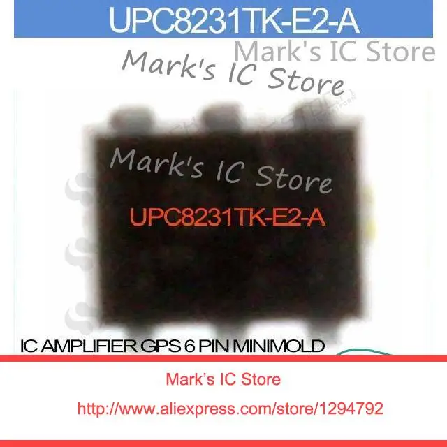 UPC8231TK-E2-A IC усилитель GPS 6 PIN MINIMOLD 8231 UPC8231TK UPC8231 UPC8231T 8231T | Интегральные схемы