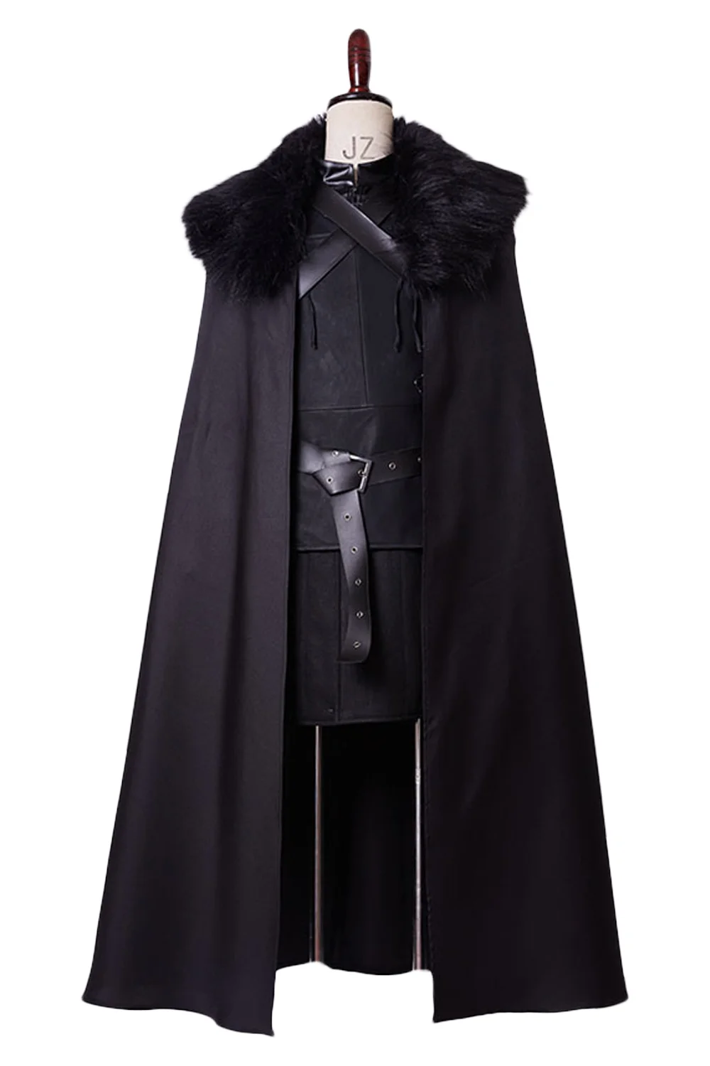 Costume Костюм Йона Сноу с плащом, Песнь Льда и Огня, Игра престолов, косплей, Хэллоуин, Рождество, Год, карнавальный костюм для мужчин - Цвет: Costume