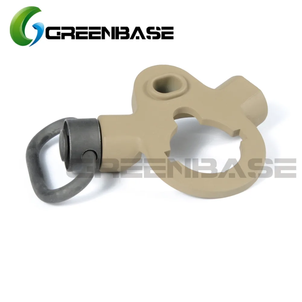 Greenbase Troy Тактический стальной двухсторонний QD Слинг поворотный адаптер