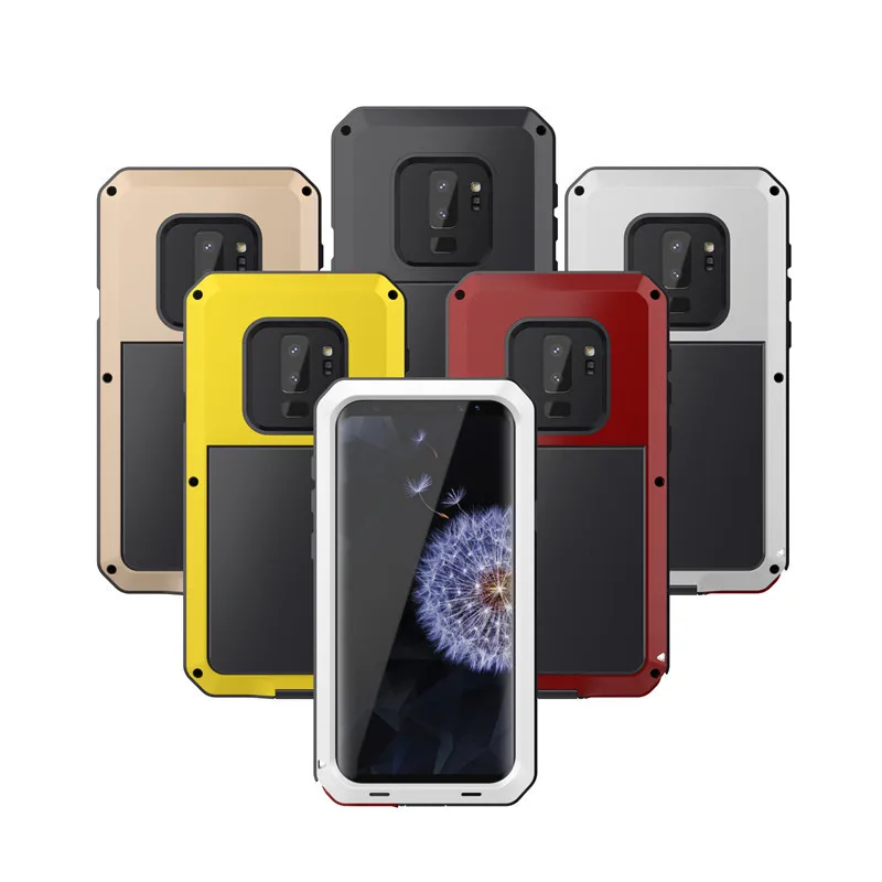 Для samsung Galaxy S5 S6 S7 край S10+ S10E S9 S8 S10 плюс Чехол Алюминий металлический противоударный бронированный чехол для Note 10 плюс 9 8 5 4 3