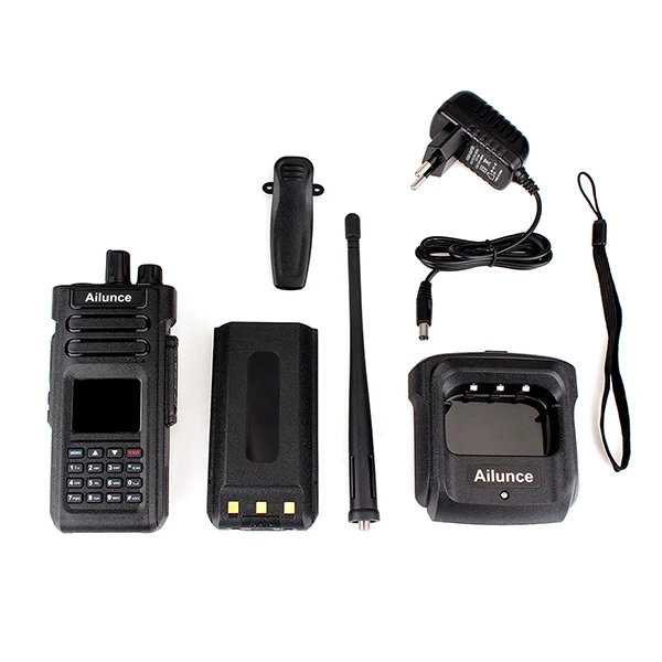 2 шт. Retevis Ailunce HD1 портативная рация двухдиапазонный DMR цифровой DCDM TDMA VHF UHF Ham Радио Hf трансивер+ программный кабель