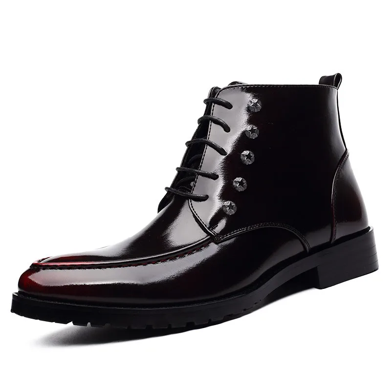 Мужские ботинки Martin повседневные в Корейском стиле с блестками Осень зима 2019| |
