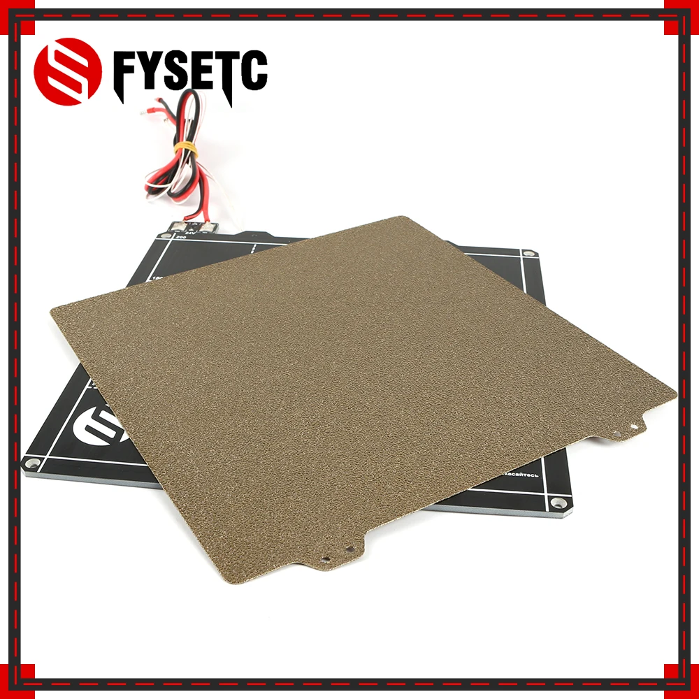 

235x235mm Magnetic Heated Bed + Double Sided Textured Powder Coated PEI Spring Steel Sheet For ENDER-3 / Ender 3s