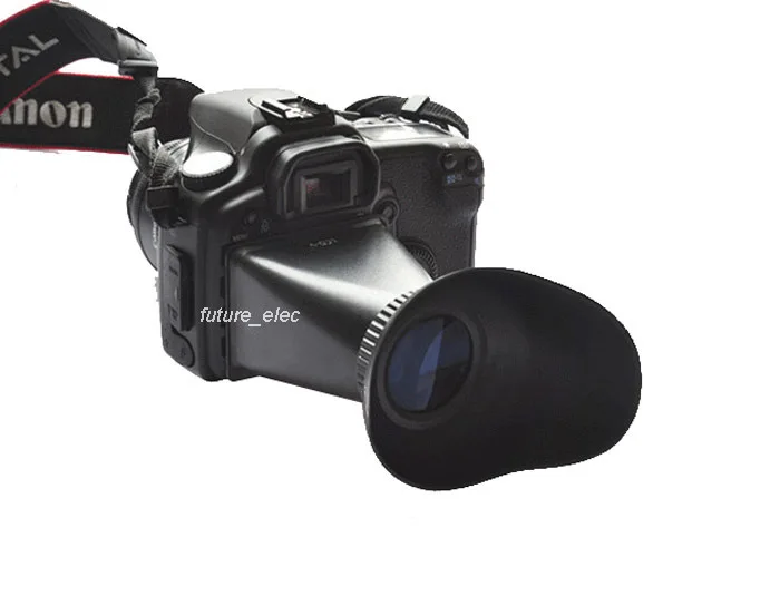 Удлинитель видоискателя с увеличительным стеклом для Canon EOS 5D II 5D2 5DII 7D 500D Rebel T1i Nikon