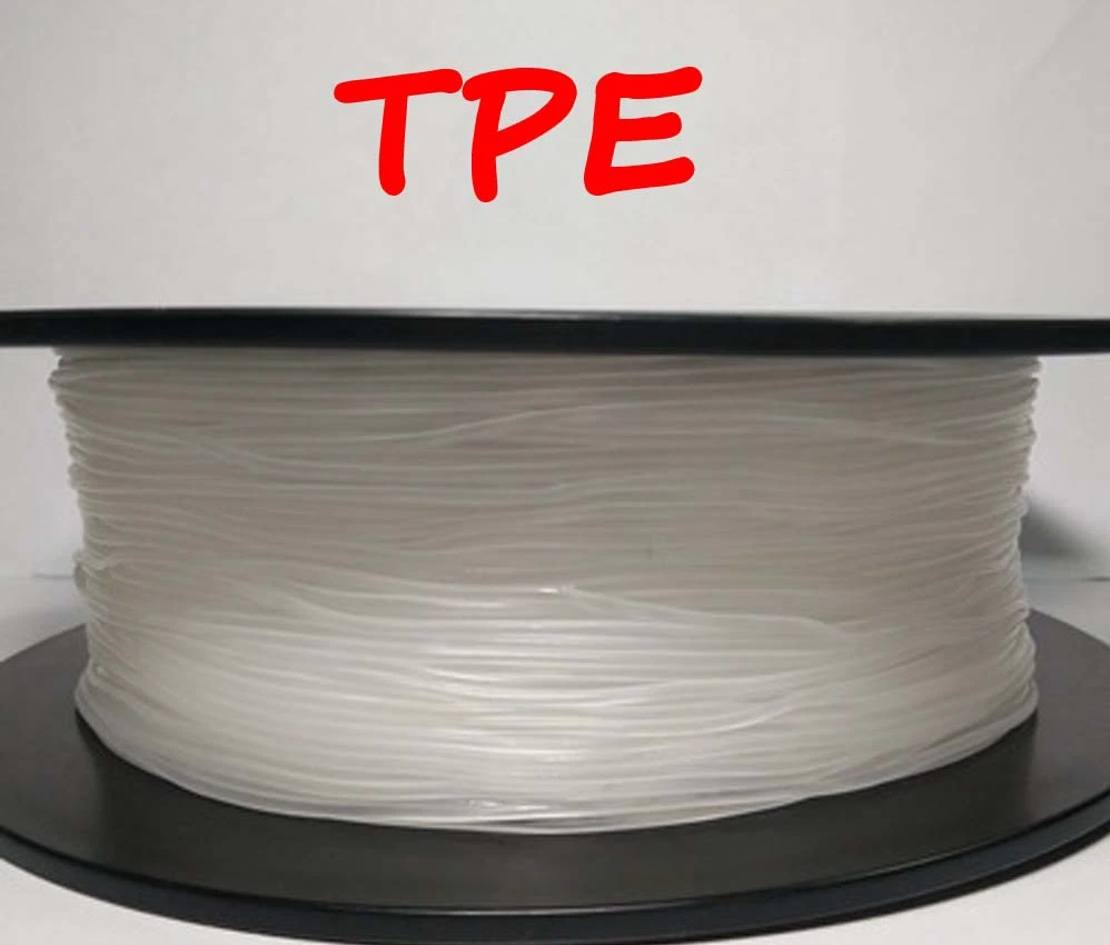 Нить для 3d печати TPE 0 5 кг 1 75 мм гибкие пластиковые материалы расходные MakerBot RepRap UP