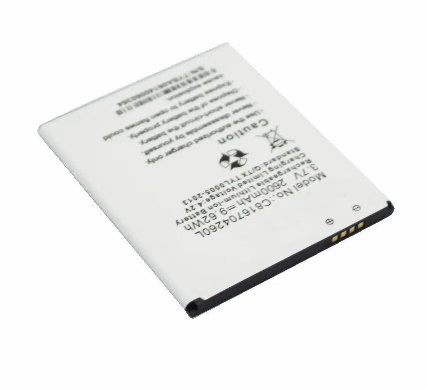 Ciszean 5x3,7 V 2600 мА/ч, литий-ионный Батарея C816704260L для BLU Dash 5,5 D470 D470A D470L D470U батареи