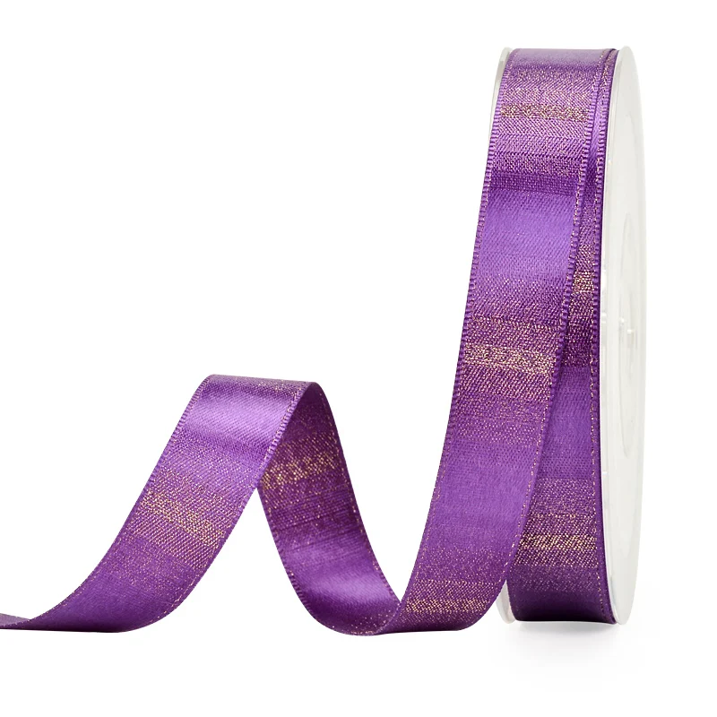 purple 465 YAMA эффектом деграде(переход от темного к золотой изнаночные лента 9 мм 16 мм 25 мм, 38 мм, 100 ярдов/рулон 3/" 5/8" " 1,5" дюймовый Мода ленты подарки свадебное платье - Цвет: purple 465