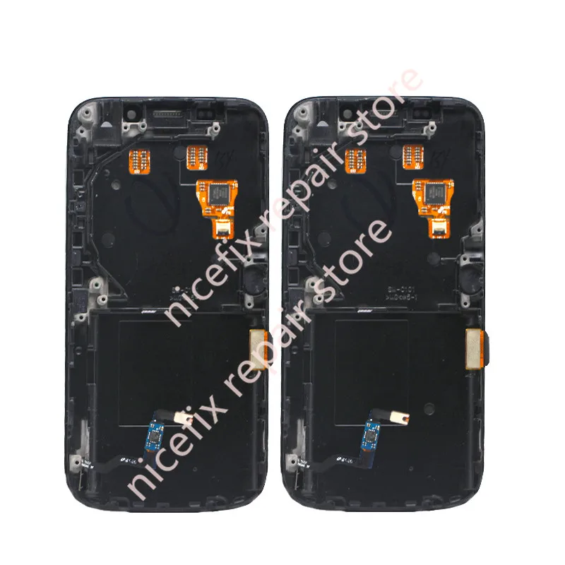 ЖК экран для Samsung Galaxy S4 ZOOM C101 дигитайзер сенсорного экрана в сборе с рамкой белый