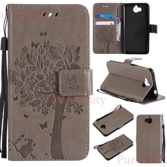 5 Чехол для huawei Y5 MYA-L22 MYA-U29 MYA-L 122 Y5 360 полная защита кошелек с цветочным узором для huawei Y 5 MYA L22 U29 - Цвет: 5