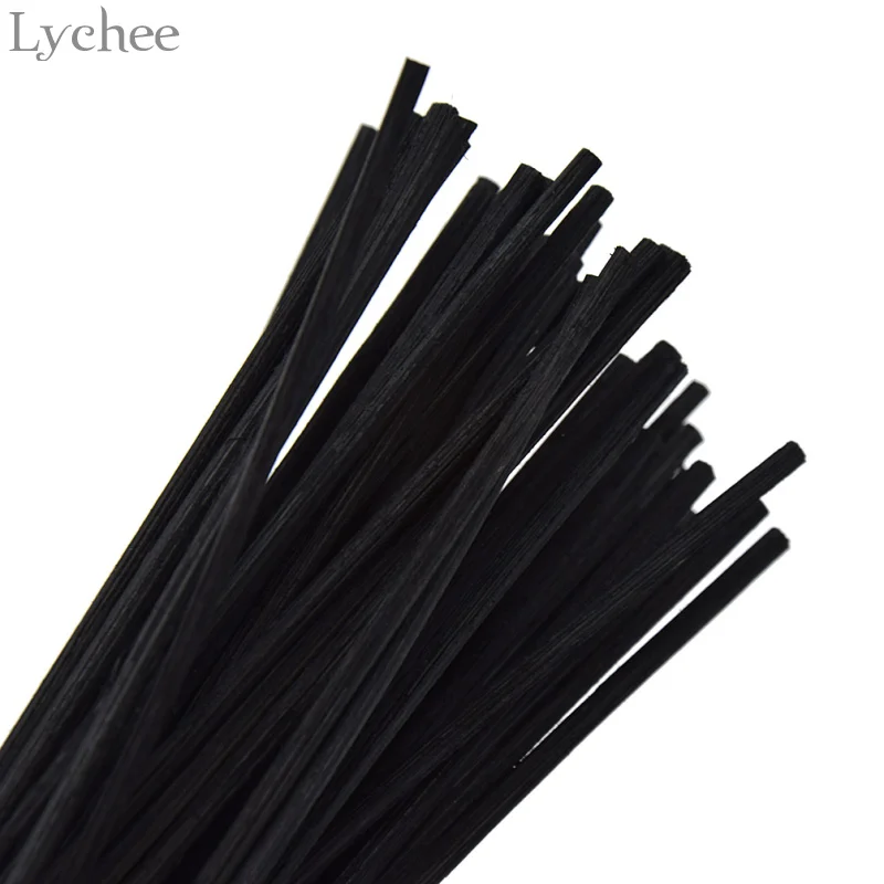 Lychee Life 50 шт. Сменные палочки из черного ротанга испаритель эфирных масел для