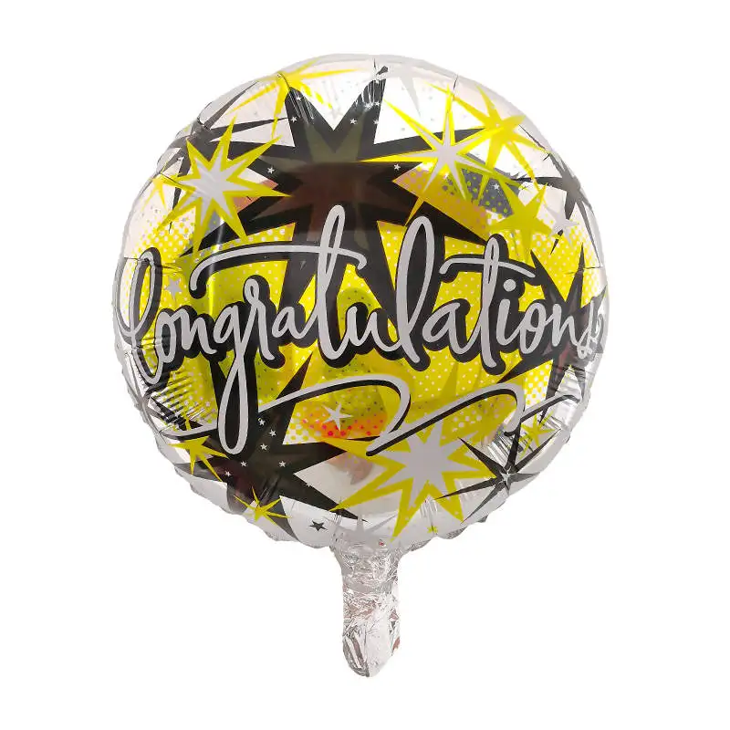 10pcs 18inch Happy Anniversary congratulations round Balloons Wedding Engagement Party Helium Globos Supplies Anniversary Gifts