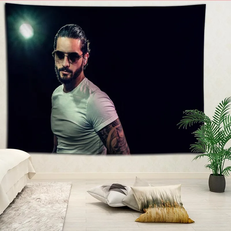 Maluma настенный декоративный гобелен макет комнаты живопись фон стены украшения постельное белье гобелены логотип на заказ - Цвет: 7