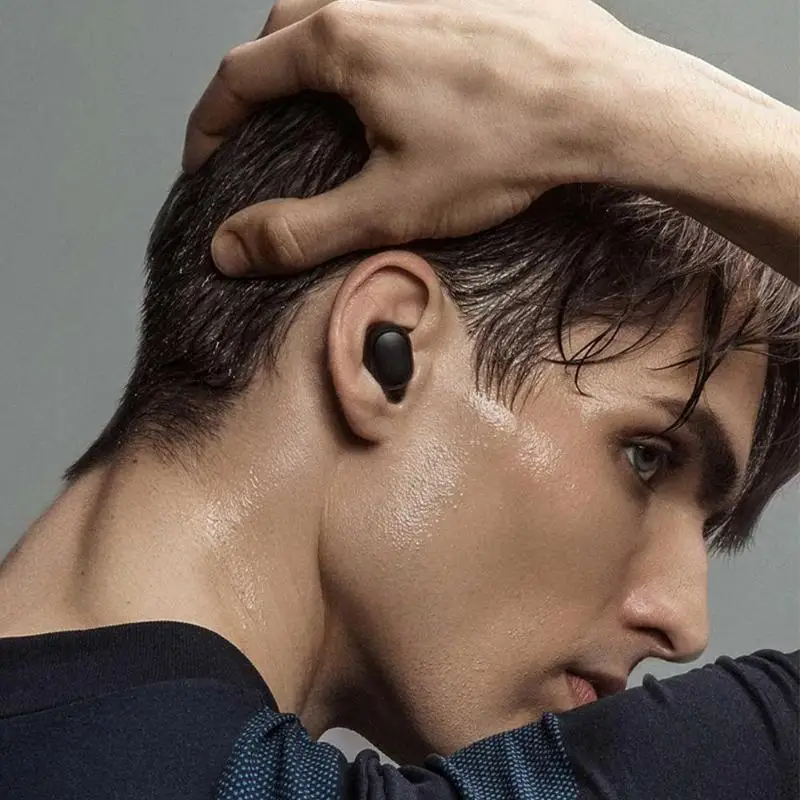 Xiaomi AirDots Bluetooth наушники TWS True Беспроводные стерео Bluetooth 5,0 наушники с микрофоном зарядная коробка Новинка