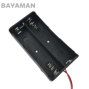 Коробка для хранения аккумулятора 18650, 5 шт., 1s, 2s, 3s, 4s, черный пластиковый чехол с проводом свинцовая шпилька для радиоуправляемых мультикоптеров, дронов