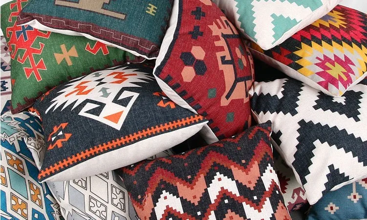 Новые декоративные подушки Cojines Decorativos Almofada подушки домашний Декор Ретро Богемия Ближний Восток килим Подушка Этническая ручная работа