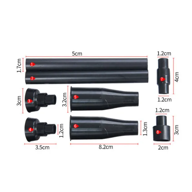 Набор насадок для фонтанов комплект из 8 многофункциональных пластиковых