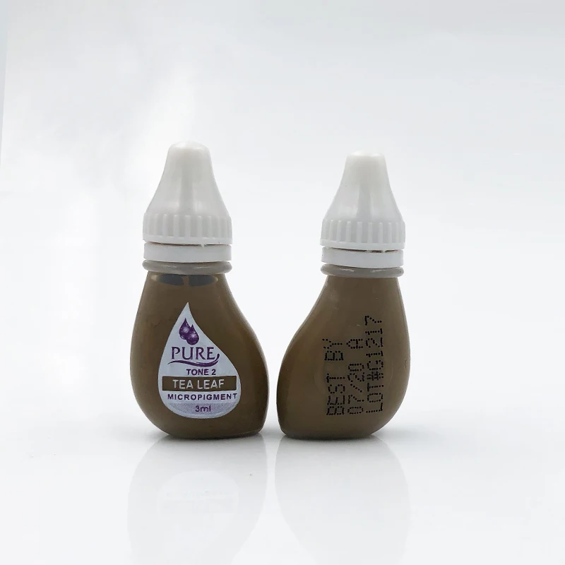 6 шт. США Biotouch пигмент получить чистый уверенность чистый Micropigment татуаж чернила татуировки для глаз бровей Чай листьев