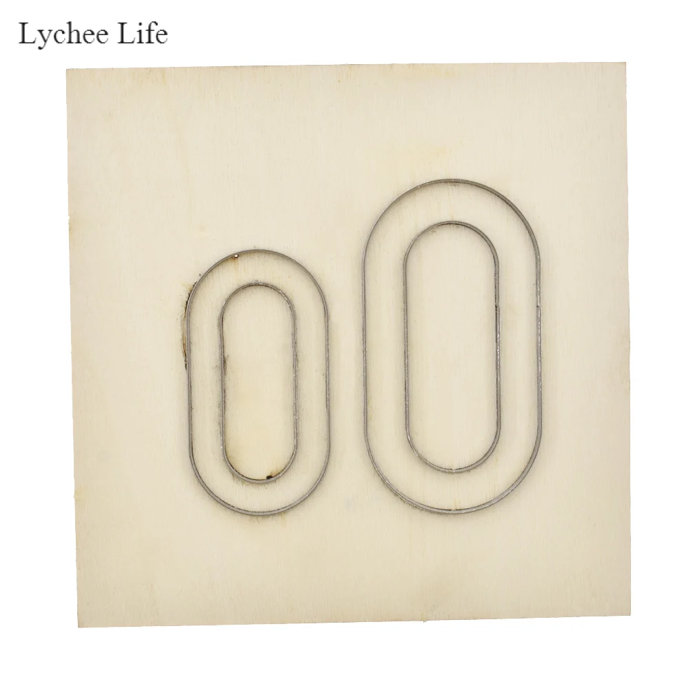 05 Lychee Life сталь лезвие правило высечки кожа удар круглый капля серьги Резак Плесень деревянные штампы Diy режущие инструменты - Цвет: 05