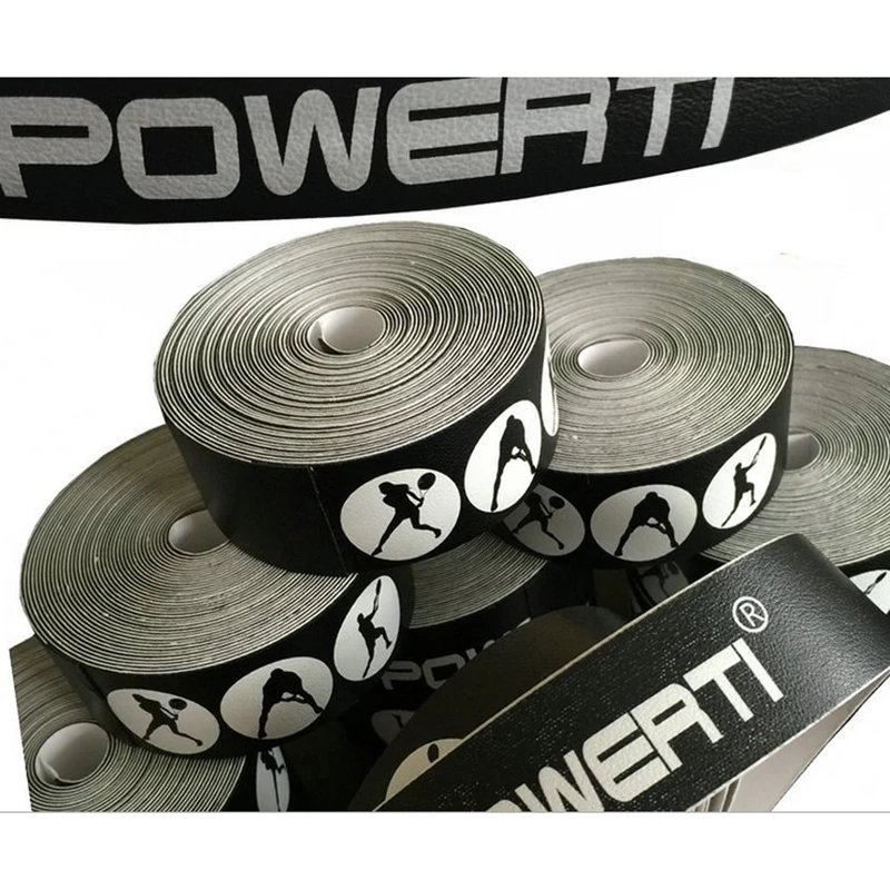 POWERTI 1 шт. теннисные рамка защищает PU хватом сверху вязкость наклейки теннис лента
