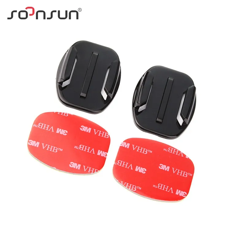 Набор с плоским изогнутым основанием SOONSUN крепление клейкими наклейками для GoPro