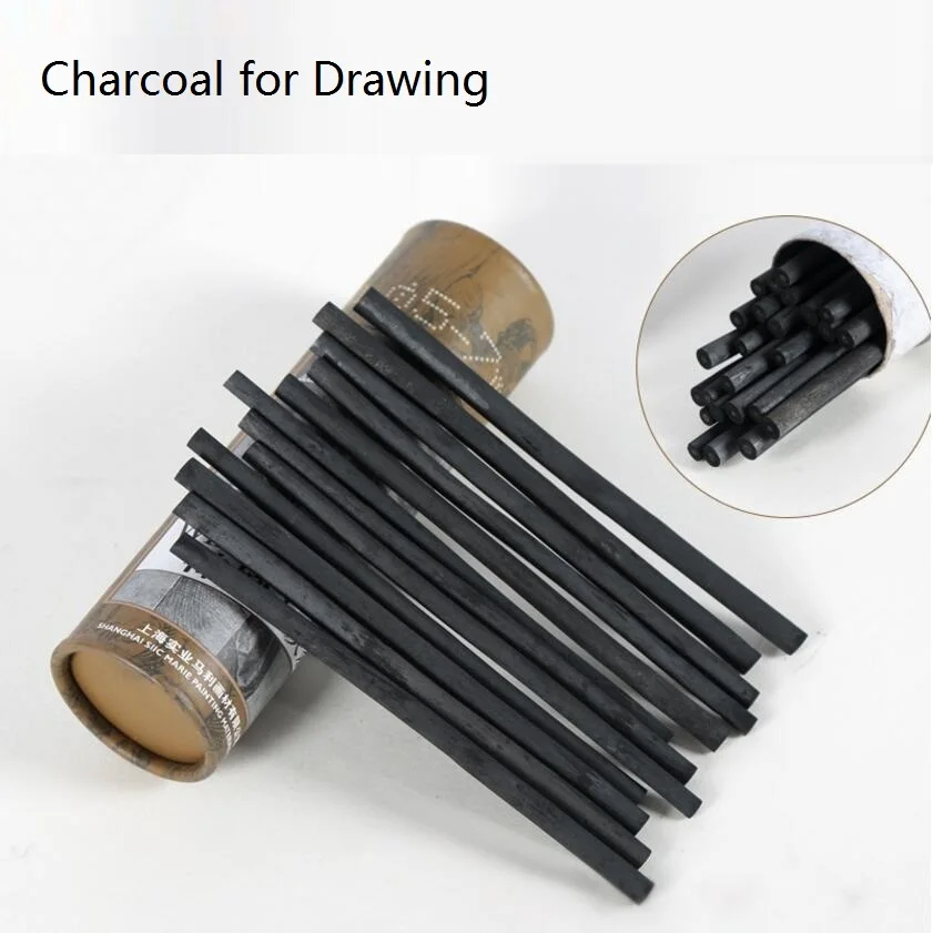 Угольные карандаши углеродный уголь для рисования Графитовые Карандаши