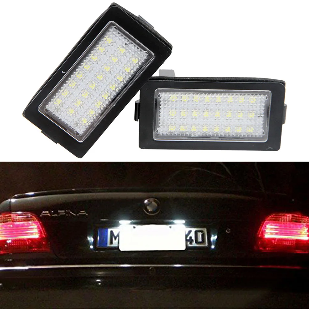 2 шт. Led номерной знак светильник для BMW E38 детей ростом 95 01 740i 740Li 750i 750Li Высокое
