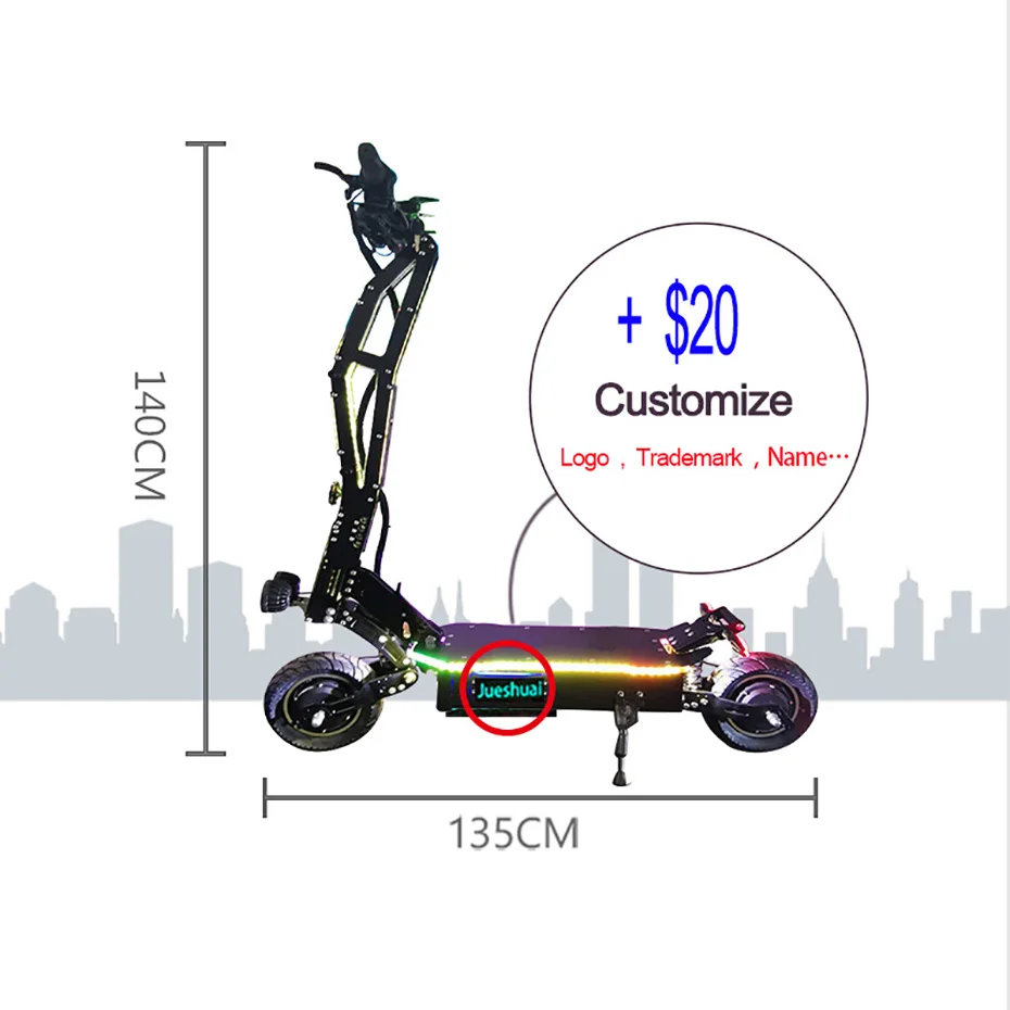 95 км/ч Электрический самокат 60 V 5000 W Скейтборд Longboard Электрический скутер для взрослых высокое Скорость Электрический складной профессиональный самокат