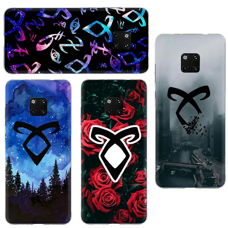 Твердый чехол Shadowhunters для телефона Huawei Y6 Y7 Prime Y9 2017 2018 Mate 10 20 30 Pro Lite Nova 2i 3 3i|Бамперы| |