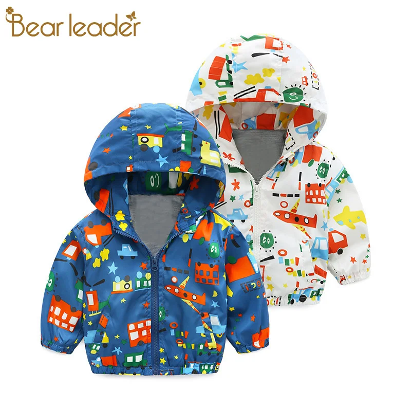 Bear Leader/пальто для мальчиков 2020 Ветровки Весенняя верхняя одежда Детские