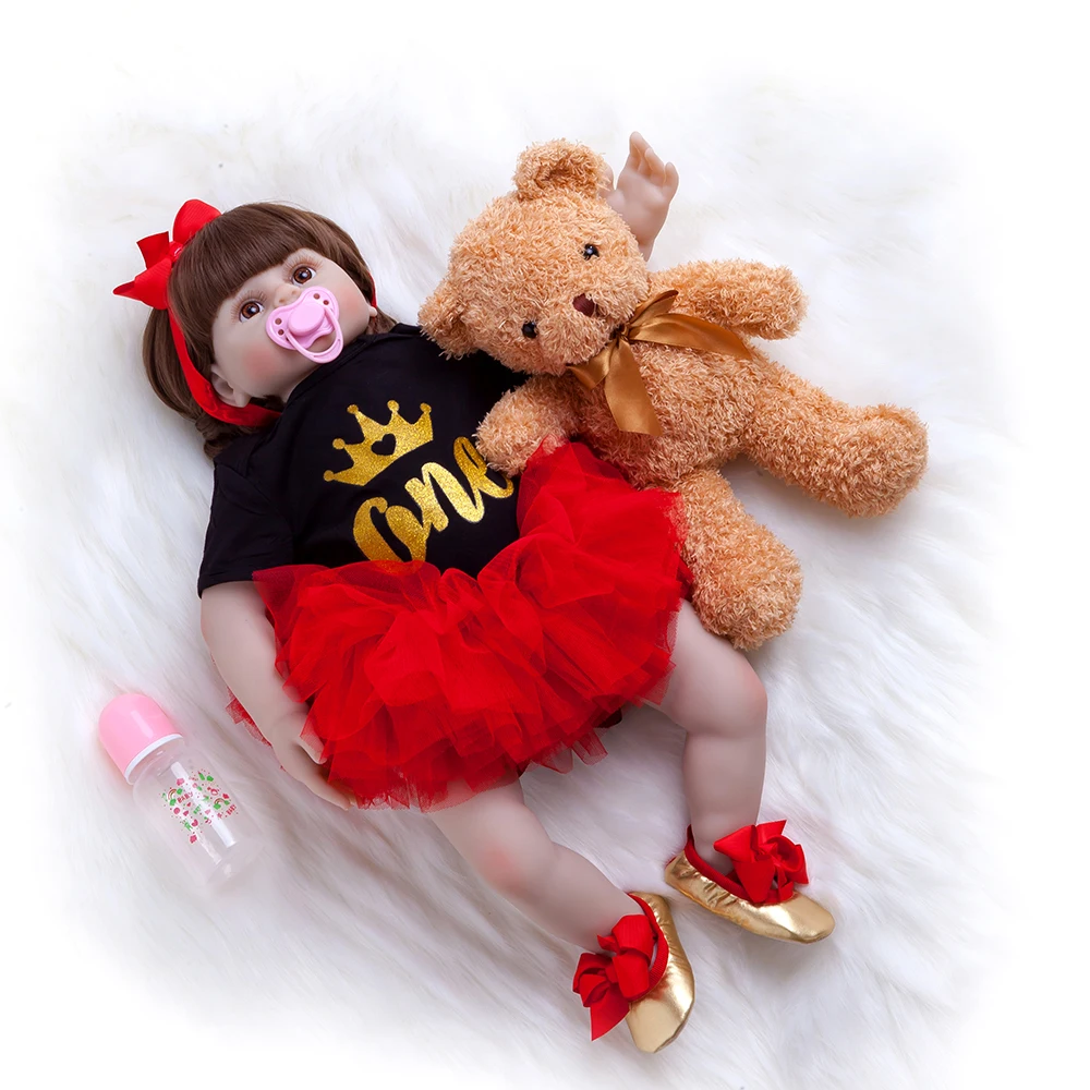 60 см силиконовые виниловые игрушки Reborn Baby Doll для девочек принцесса малыш живые